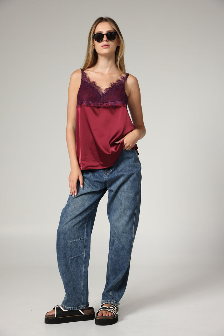 Lace Wine Tank