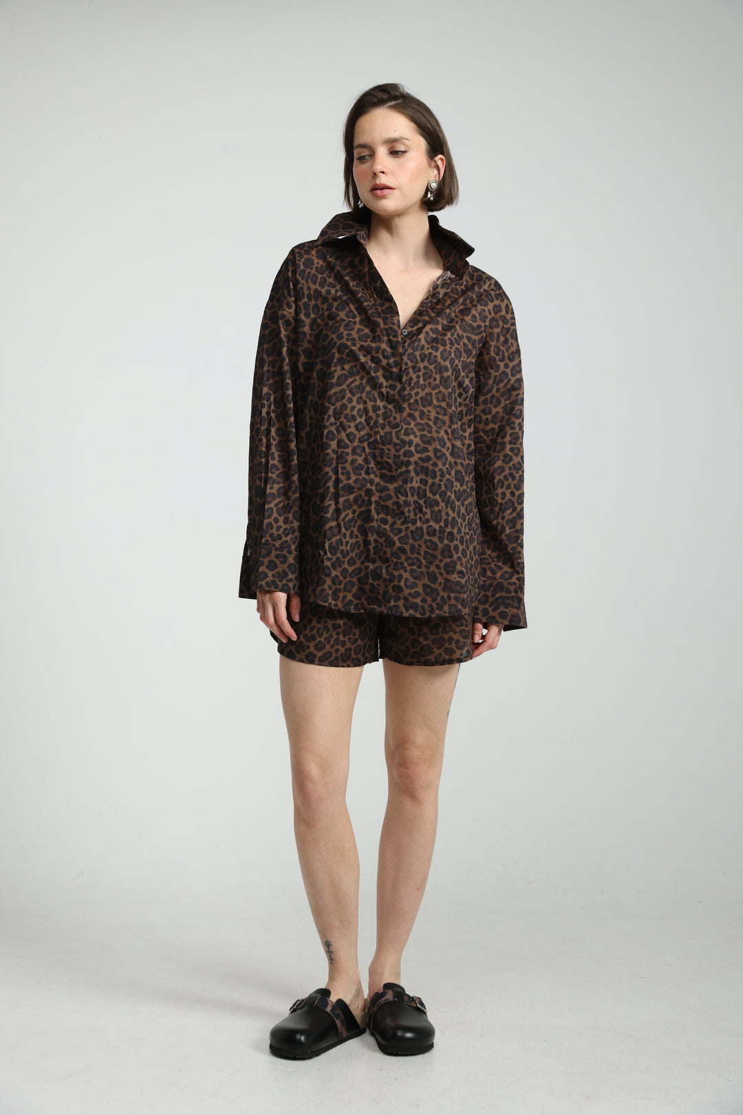 Leopard Buttoned Shirt