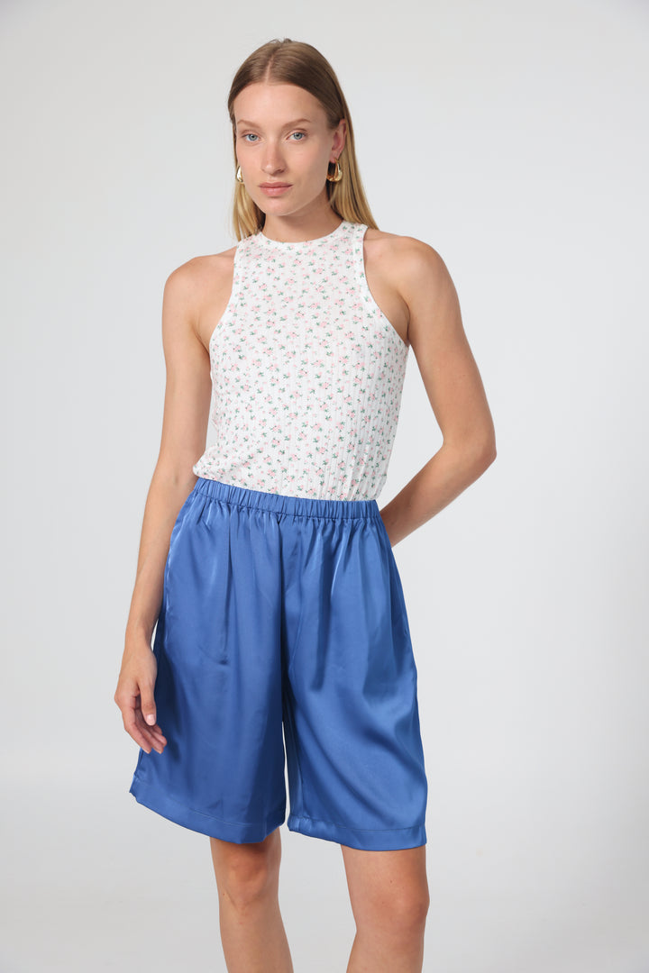 Saba White Floral Tank
