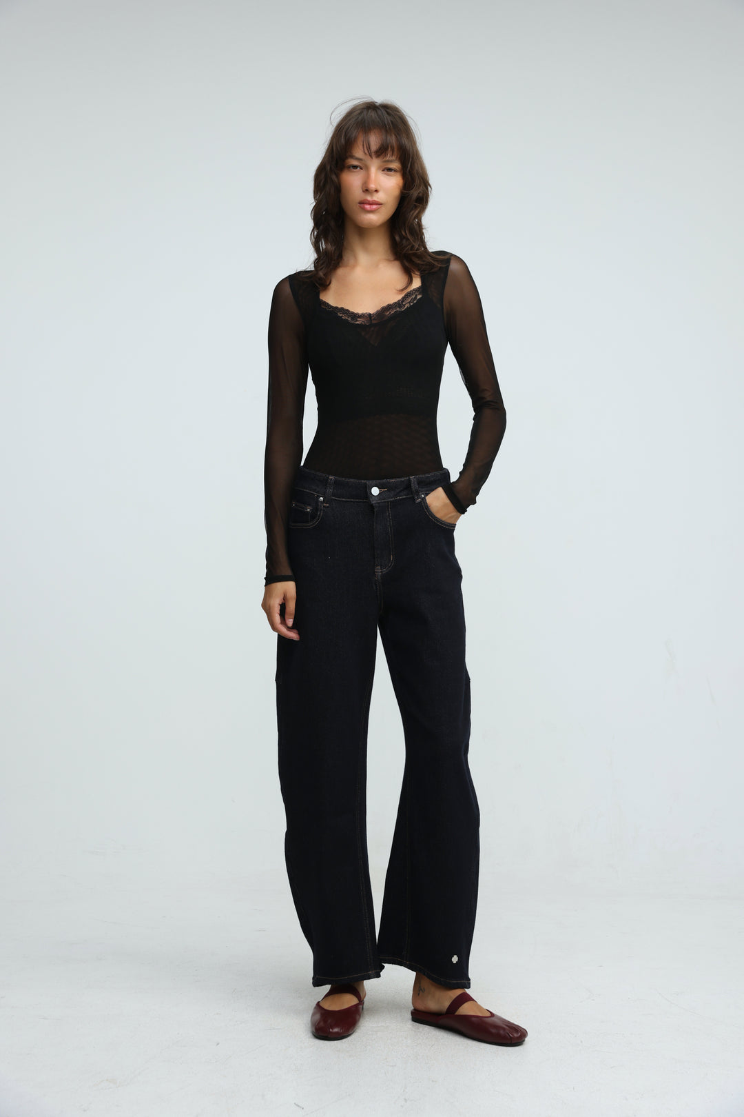 Stage Black Bodysuit