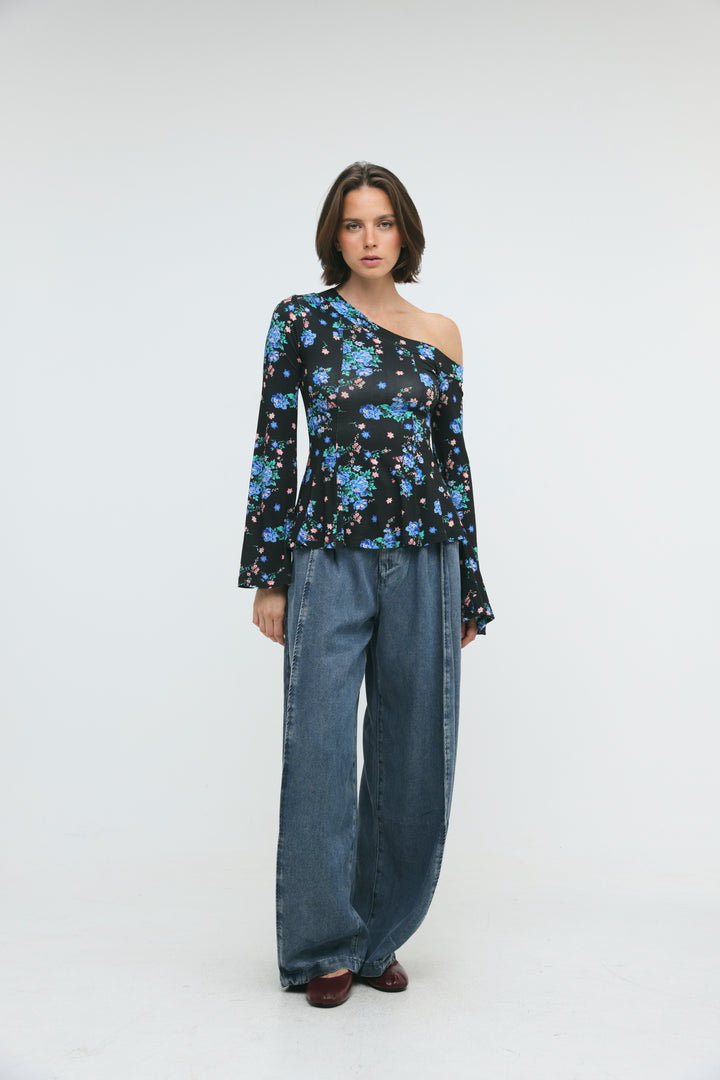 State Floral Drop Shoulder Shirt