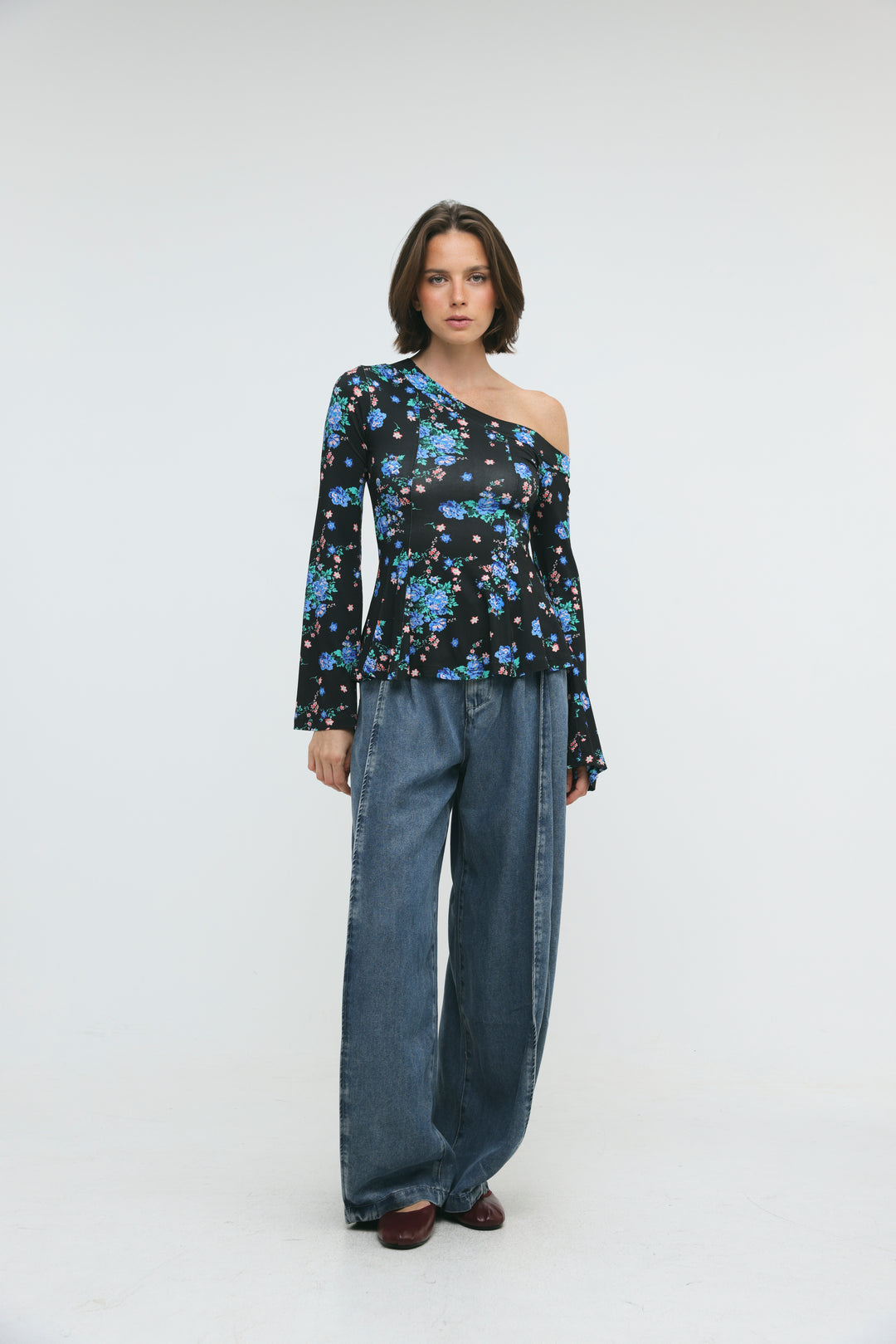 State Floral Drop Shoulder Shirt