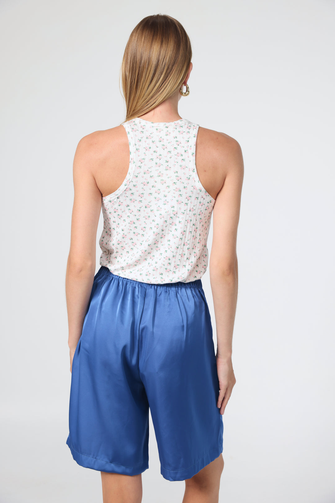 Saba White Floral Tank