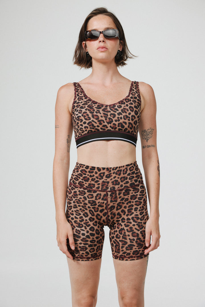 Lanir Leopard Short Leggings