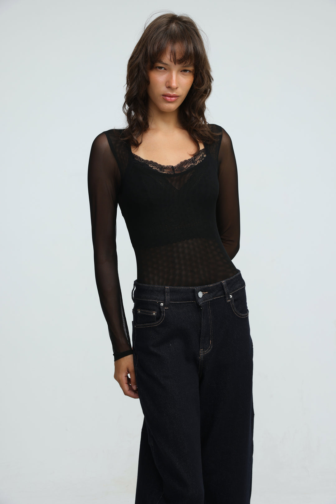 Stage Black Bodysuit