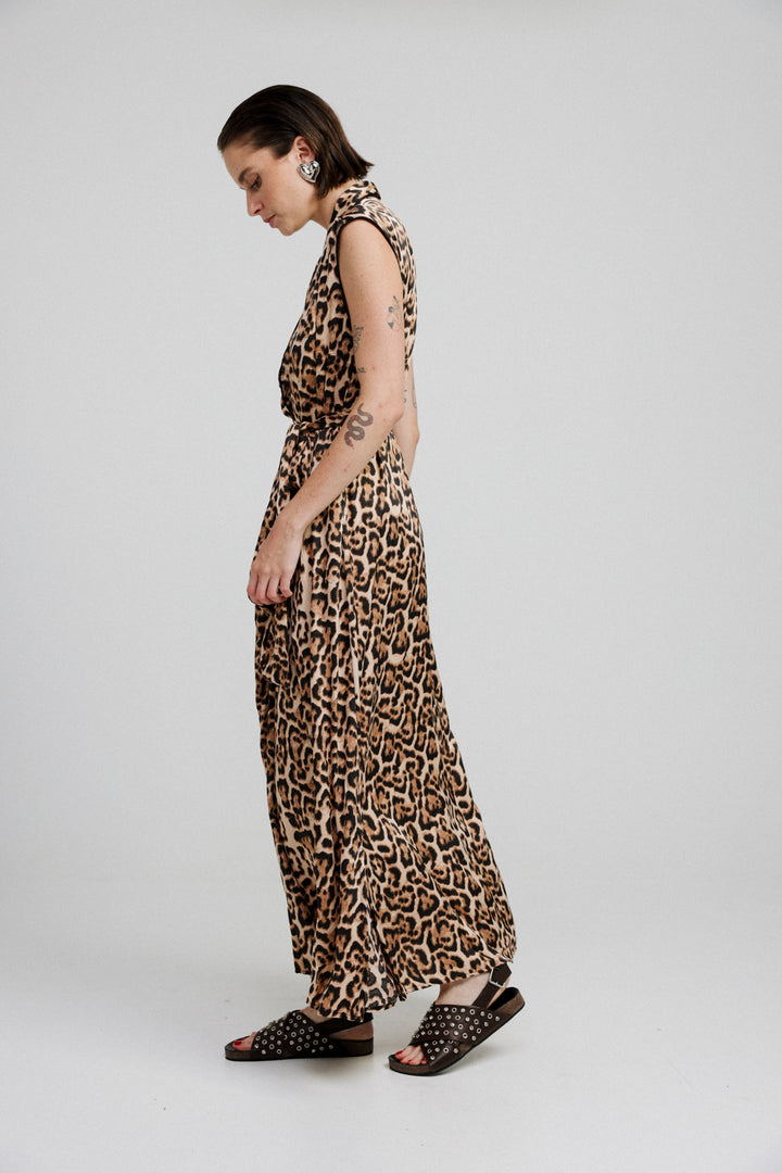 Wrap Leopard Dress