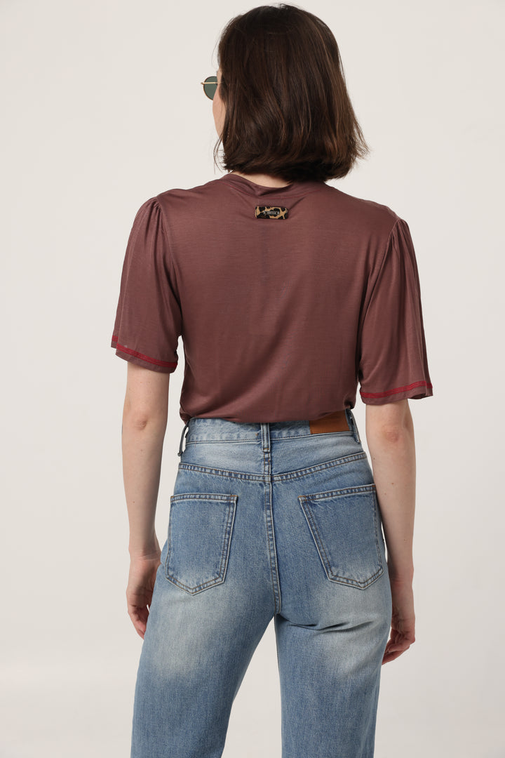 Clean Brown V T-Shirt