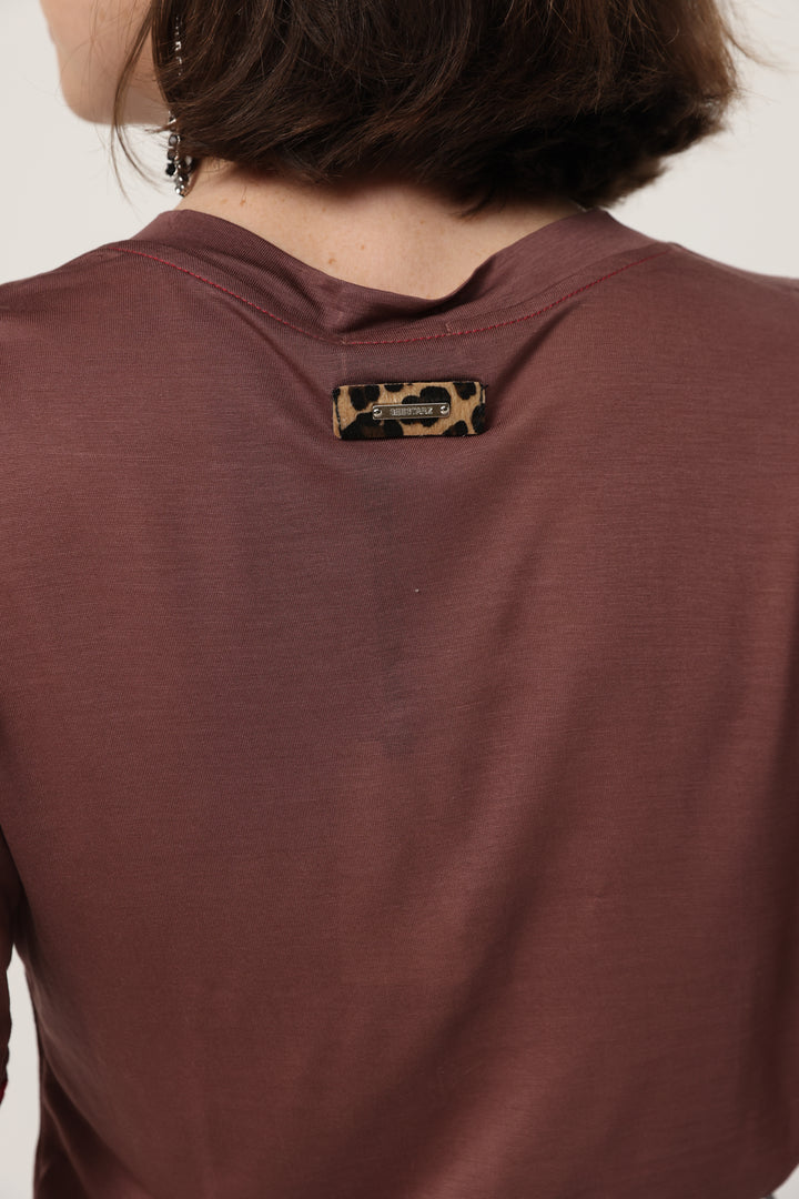 Clean Brown V T-Shirt