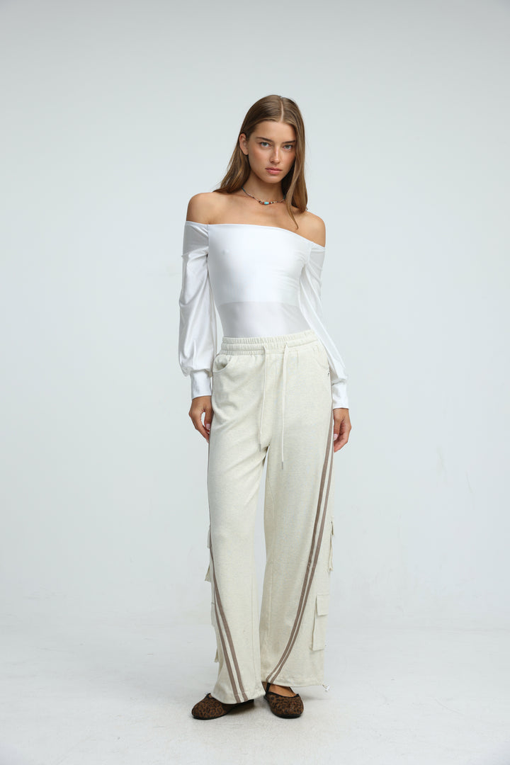 Era White Off Shoulder Bodysuit