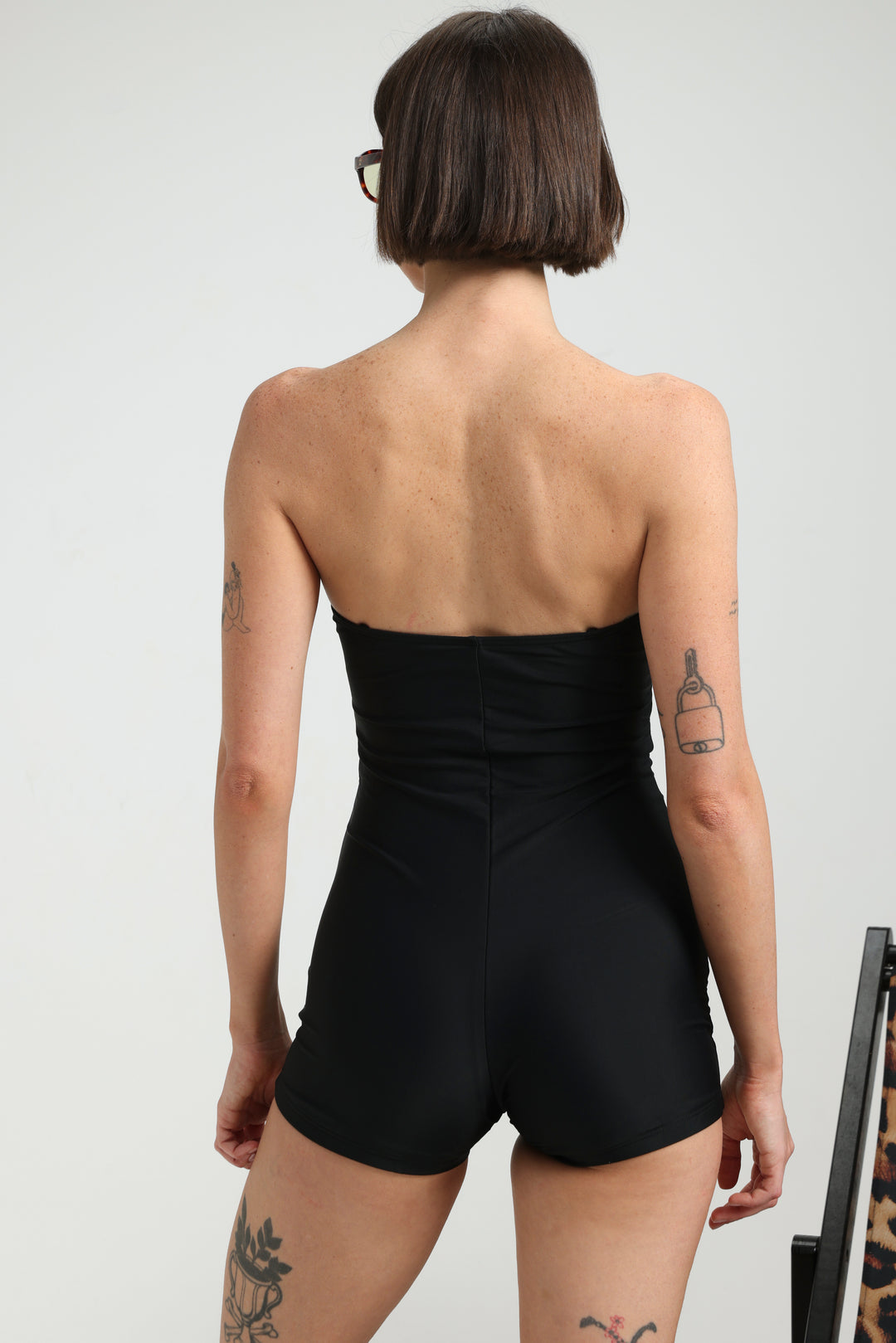 Pop Art Black Swimsuit