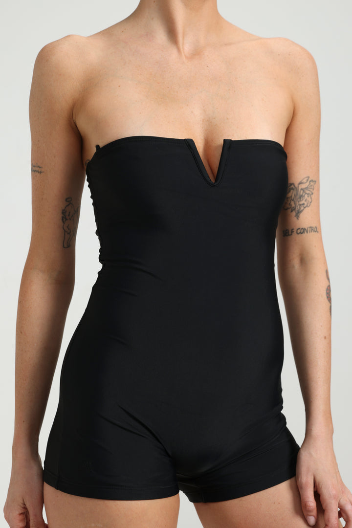 Pop Art Black Swimsuit