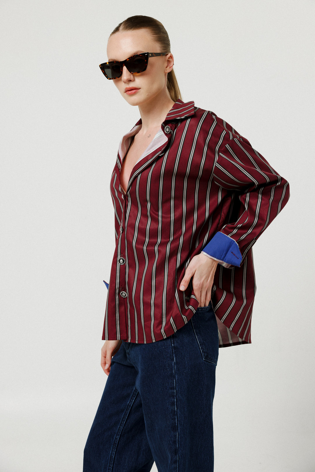 Crown Wine Buttoned Shirt