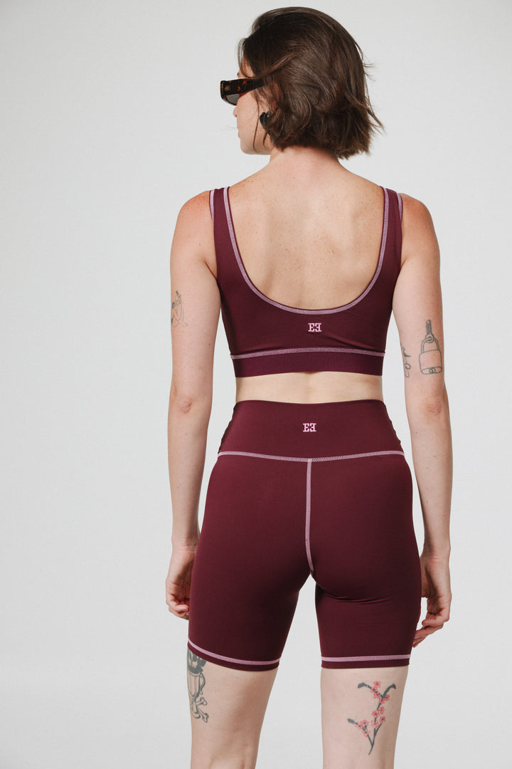 Lanir Wine Short Leggings