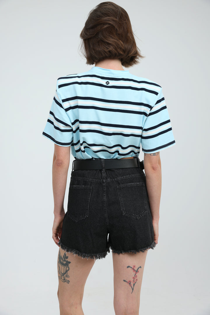 Cocoonut Light Blue Striped T-Shirt