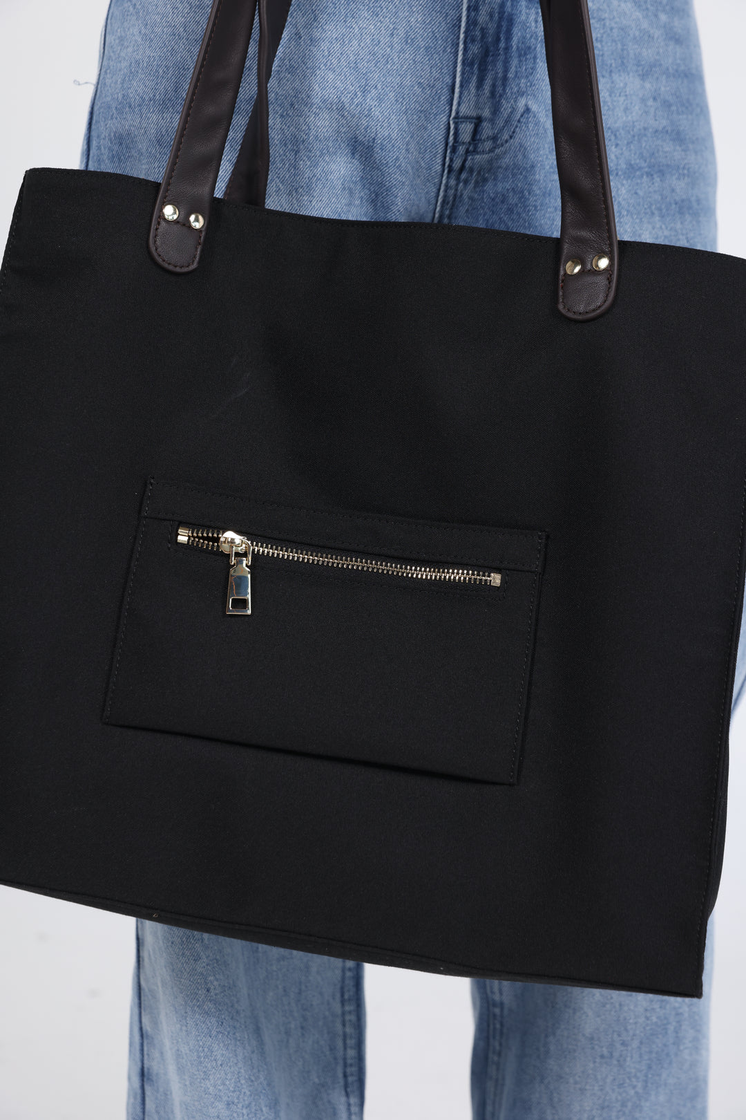 Black Travel Tote Bag