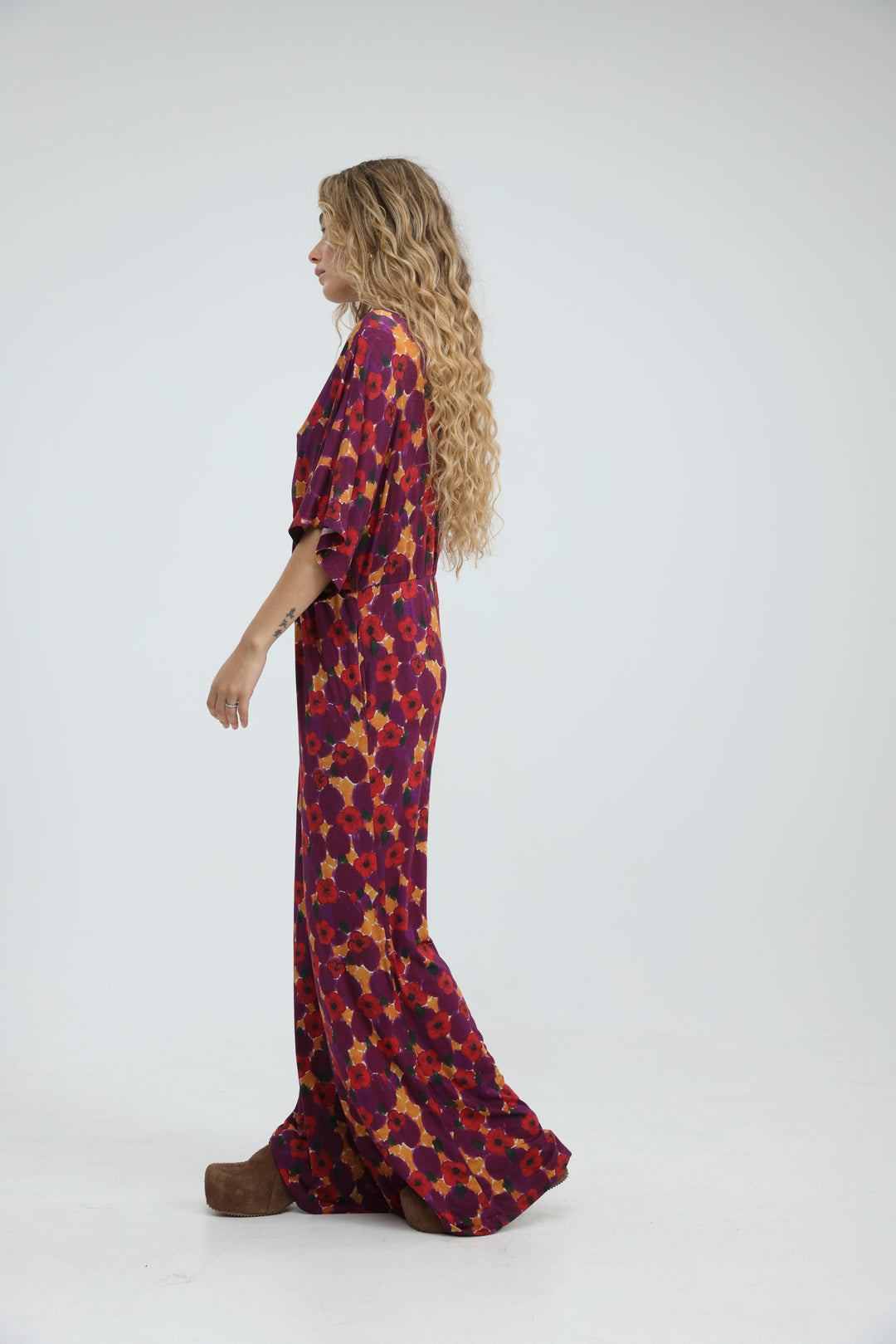 Target Floral Wide Jumpsuit