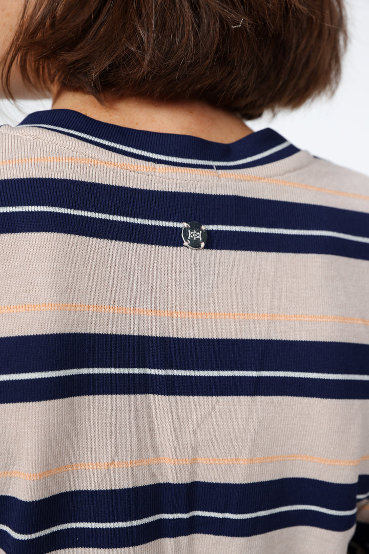 Vivoosh Navy Striped Shirt