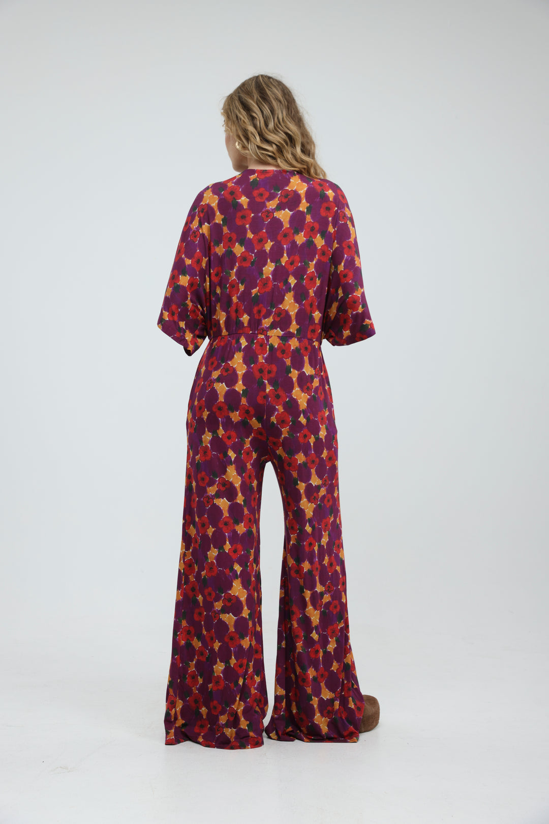 Target Floral Wide Jumpsuit