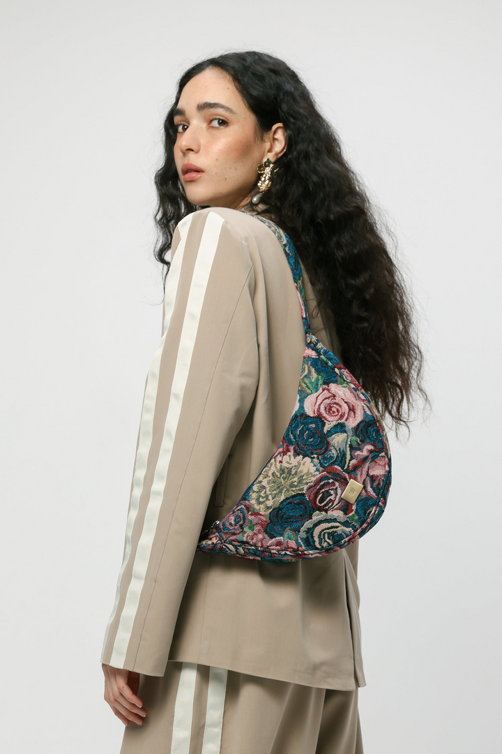 Space Antique Floral Belt Bag