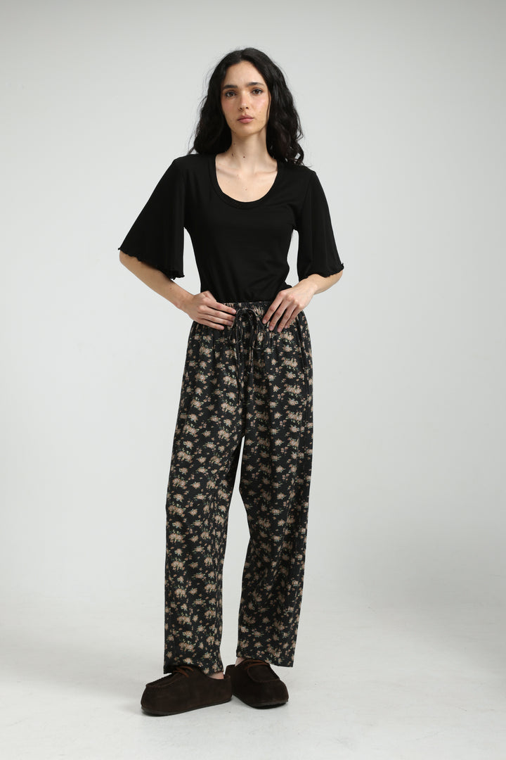 Change Dark Floral Bottoms