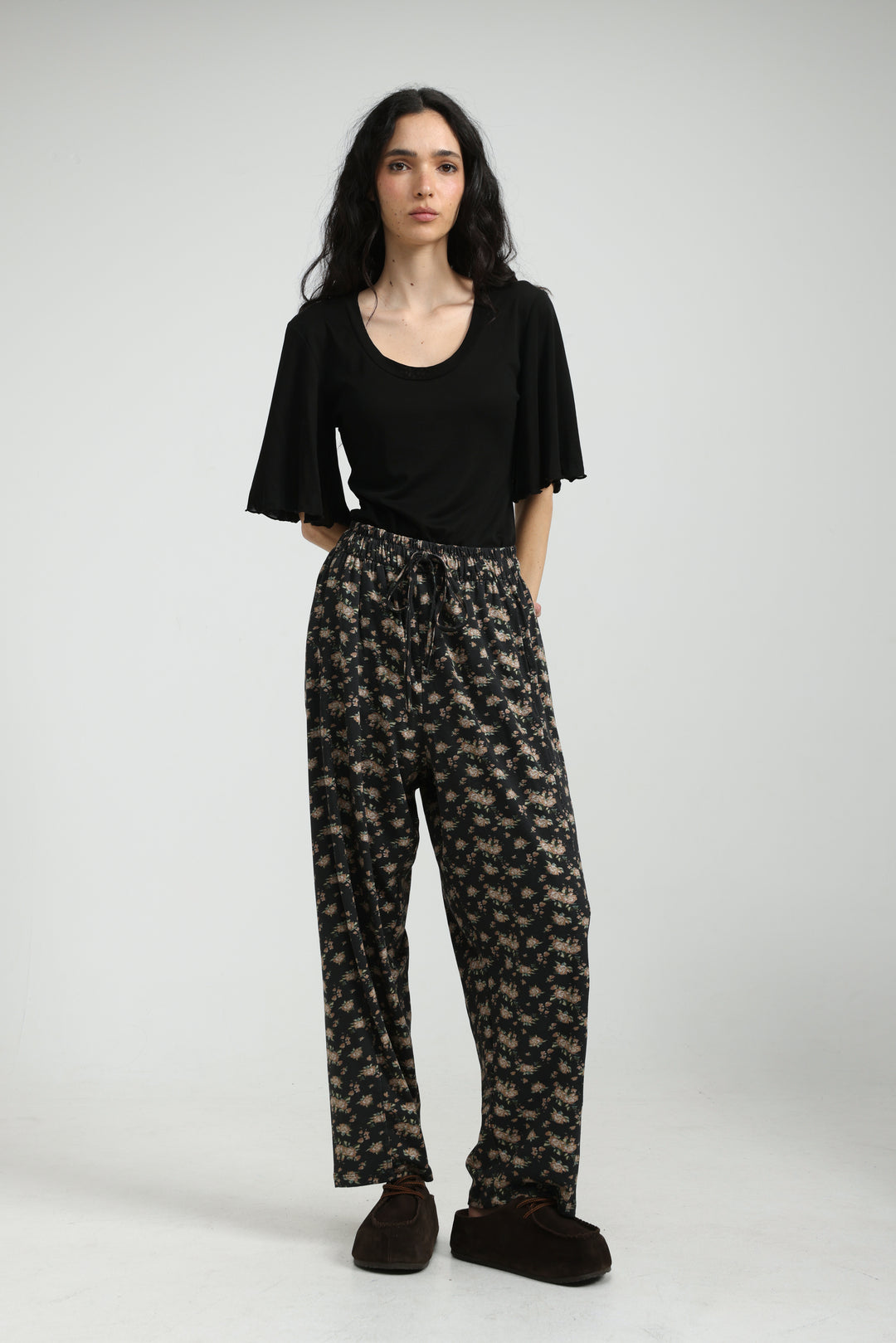 Change Dark Floral Bottoms