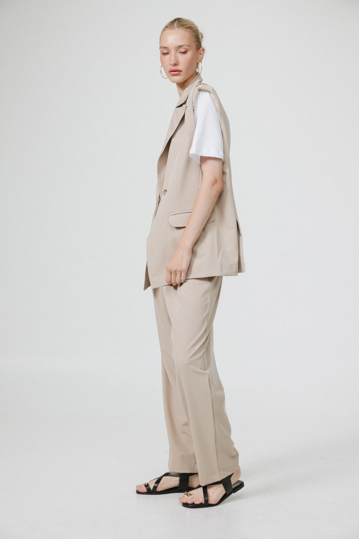 Office Beige Vest
