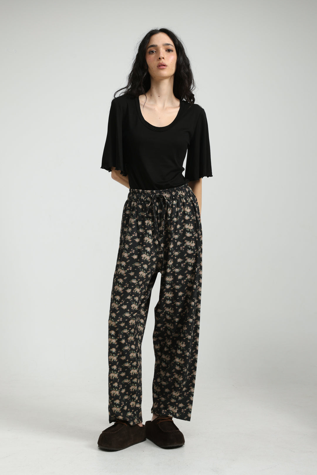 Change Dark Floral Bottoms