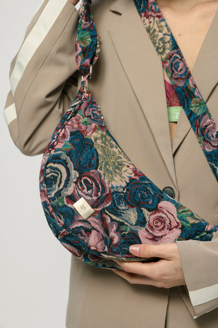 Space Antique Floral Belt Bag