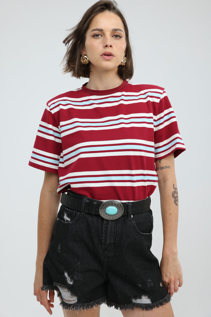 Cocoonut Red Striped T-Shirt