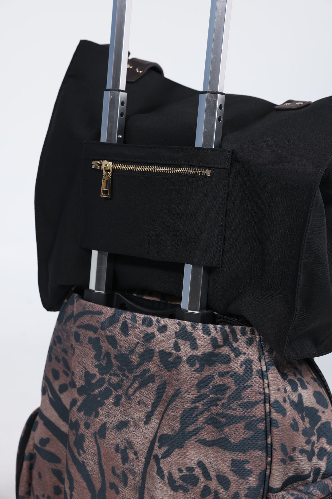 Black Travel Tote Bag