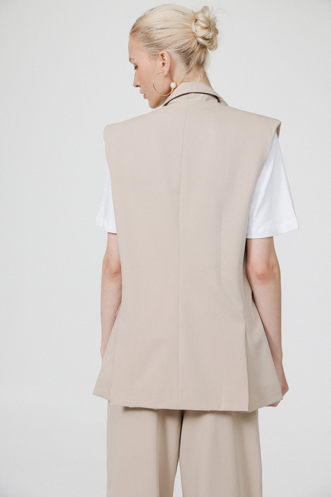 Office Beige Vest