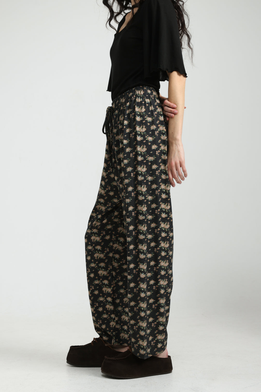 Change Dark Floral Bottoms