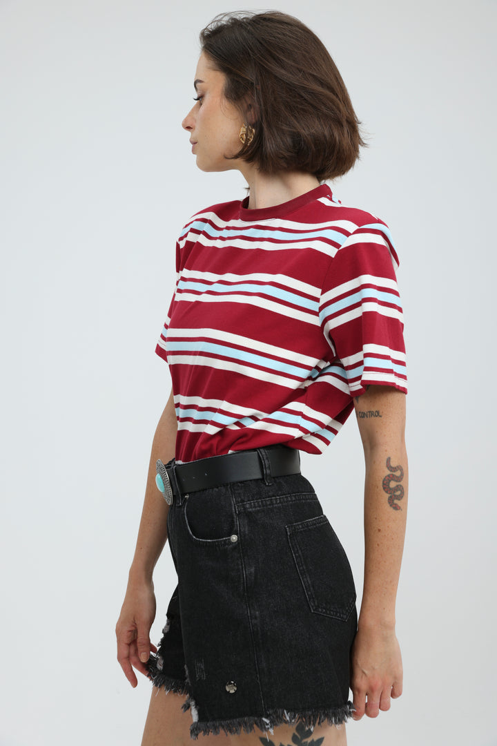 Cocoonut Red Striped T-Shirt