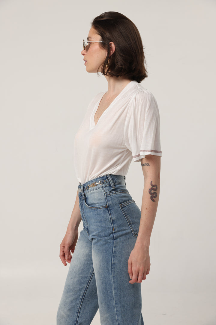 Clean Cream V T-Shirt