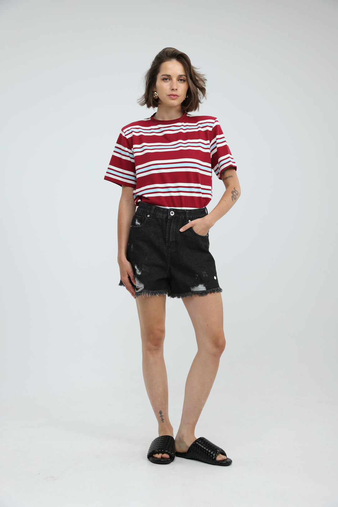 Cocoonut Red Striped T-Shirt