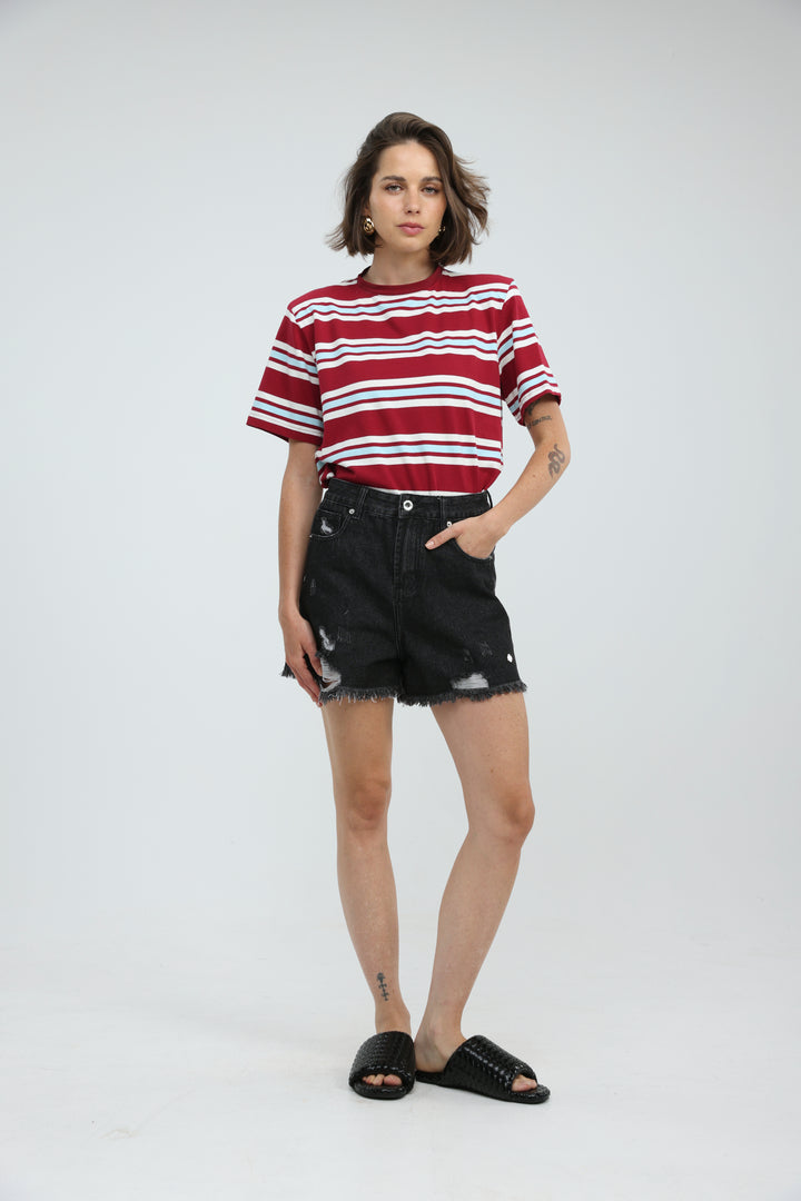 Cocoonut Red Striped T-Shirt