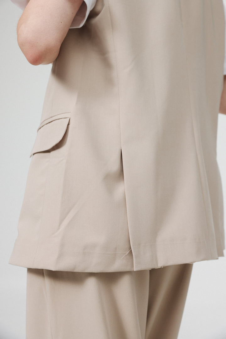 Office Beige Vest