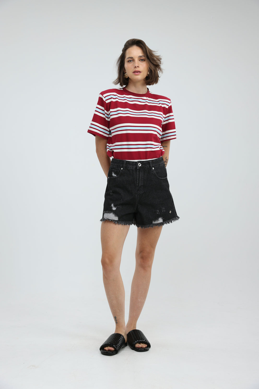 Cocoonut Red Striped T-Shirt