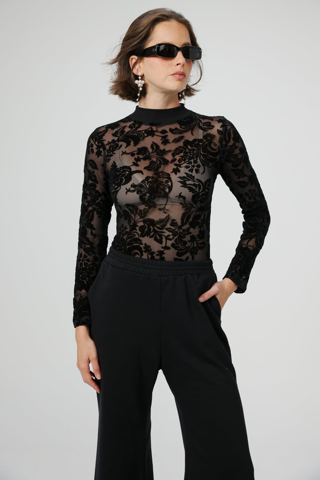 Toast Black Bodysuit