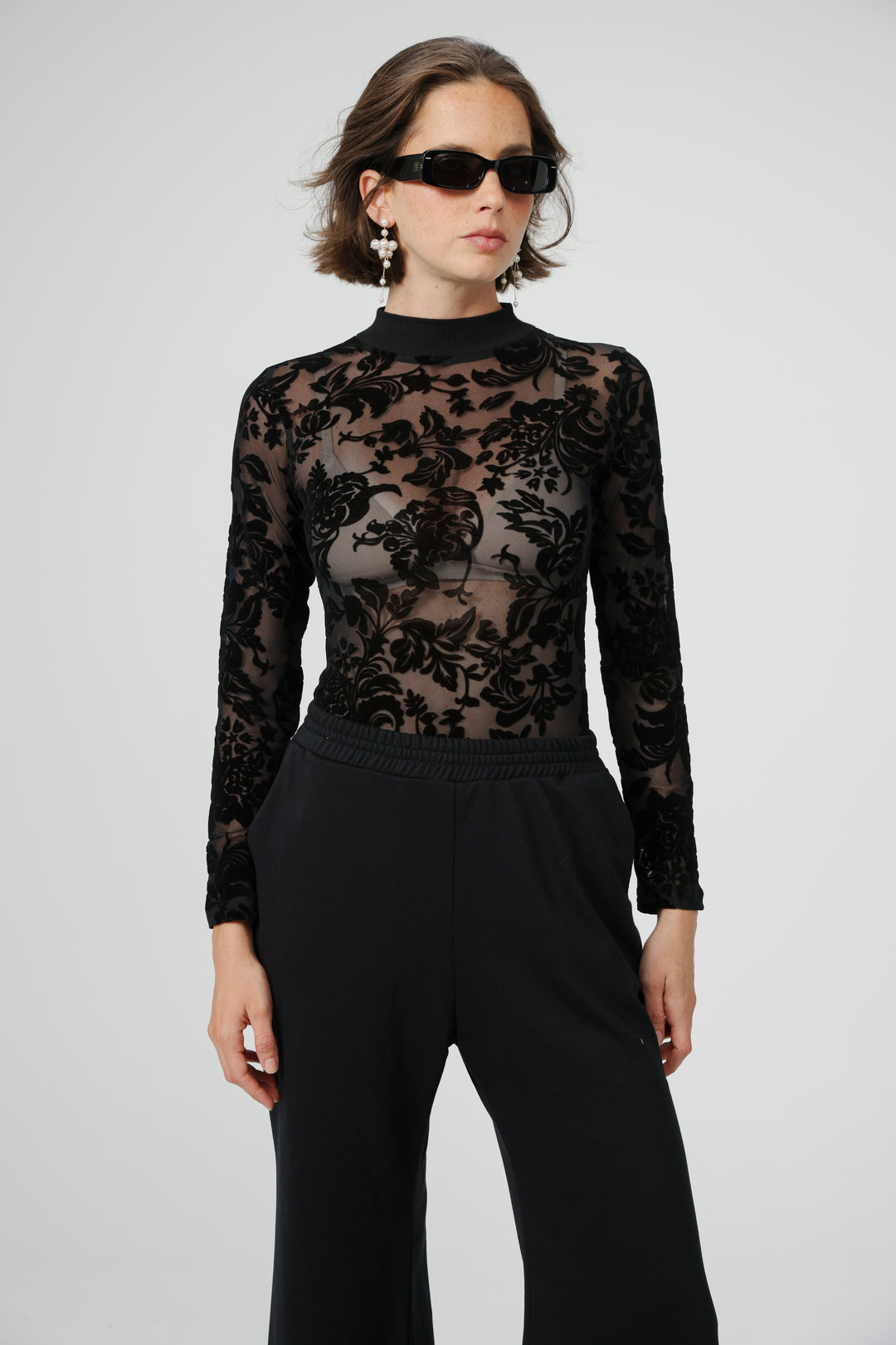 Toast Black Bodysuit