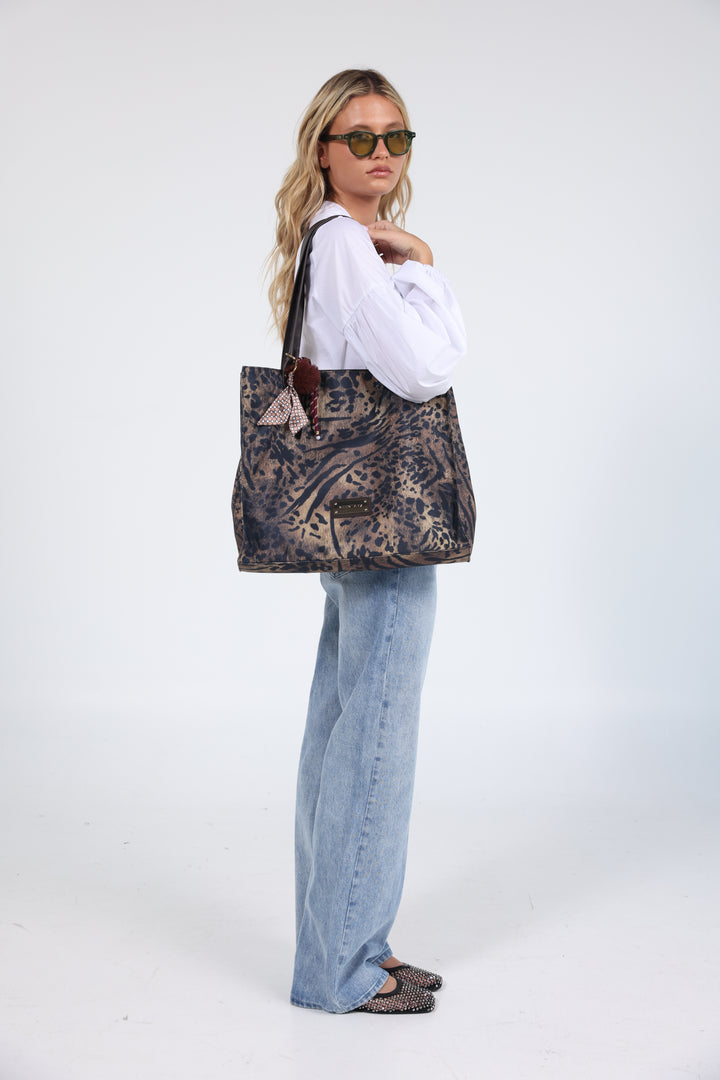 Leopard Travel Tote Bag