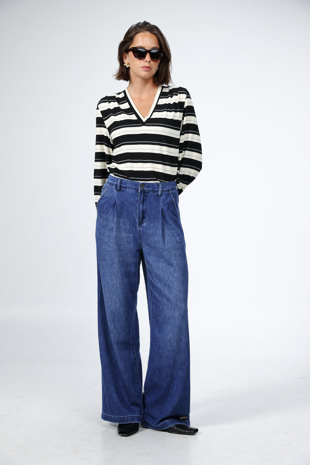 Vivoosh Black Striped Shirt