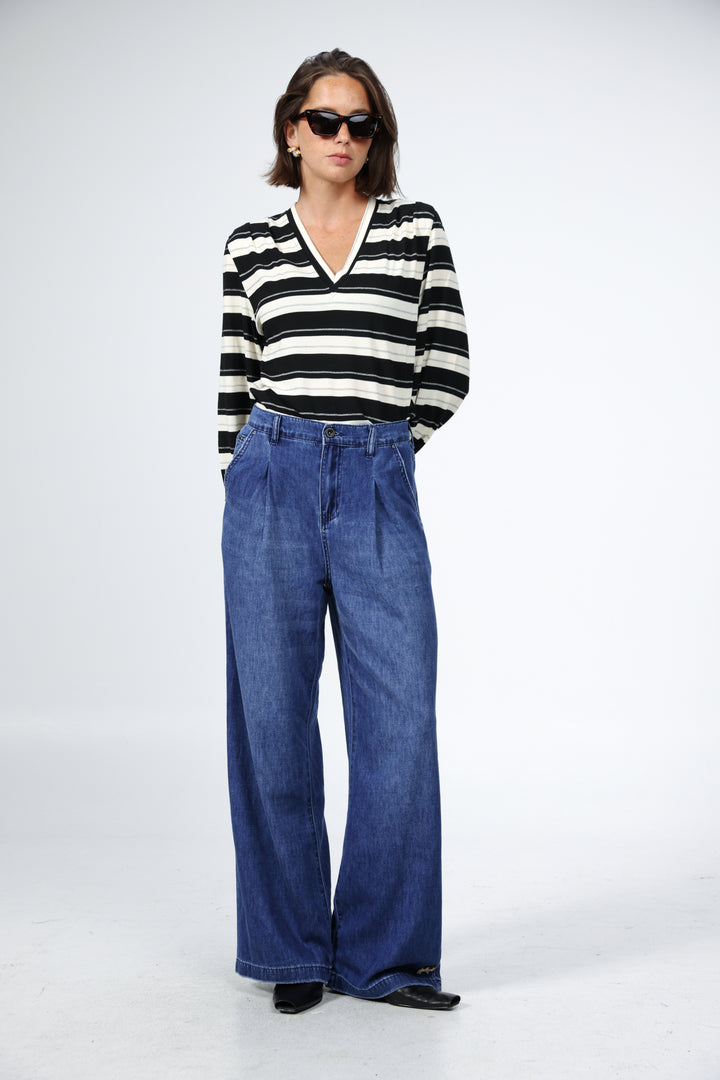 Vivoosh Black Striped Shirt