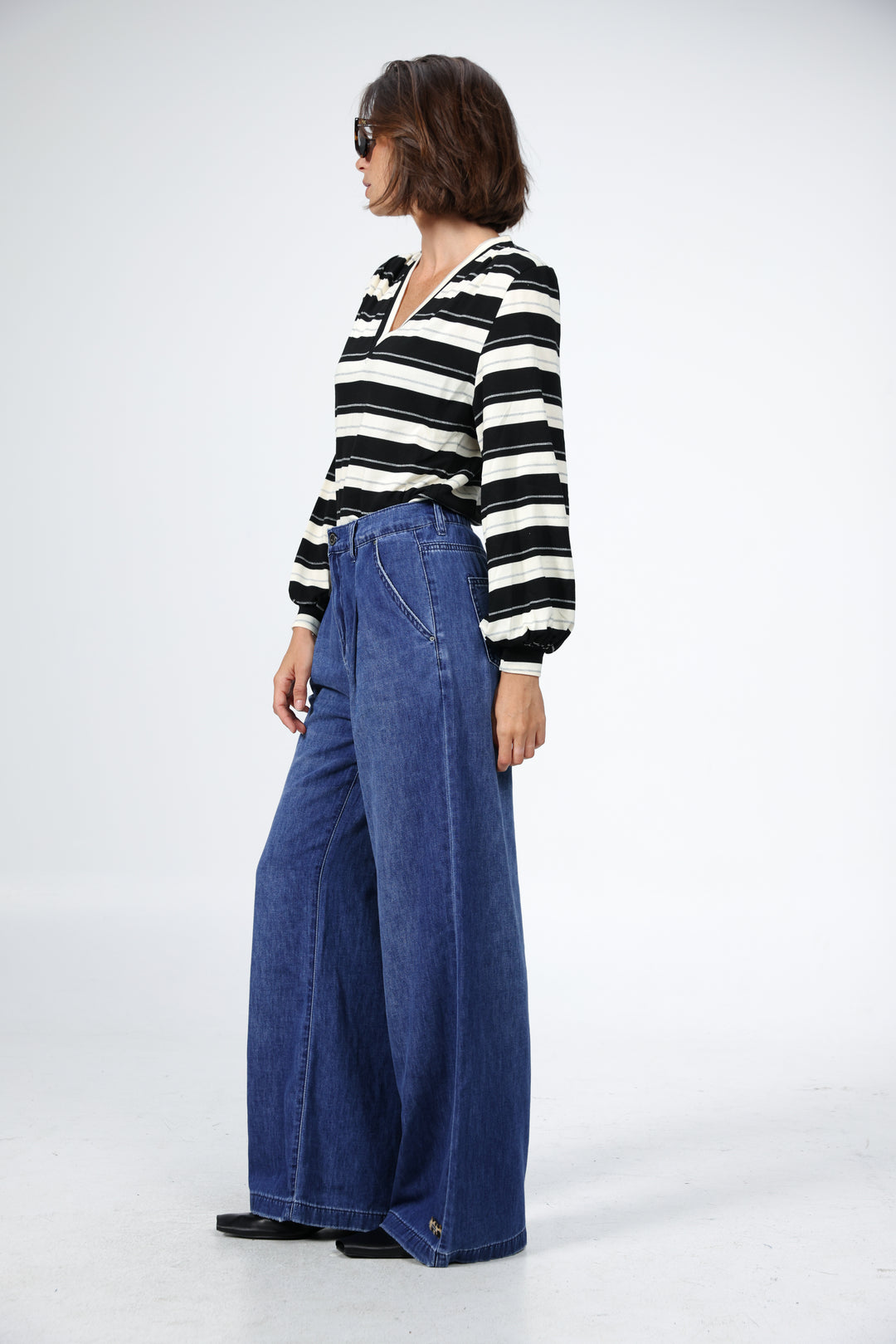 Vivoosh Black Striped Shirt