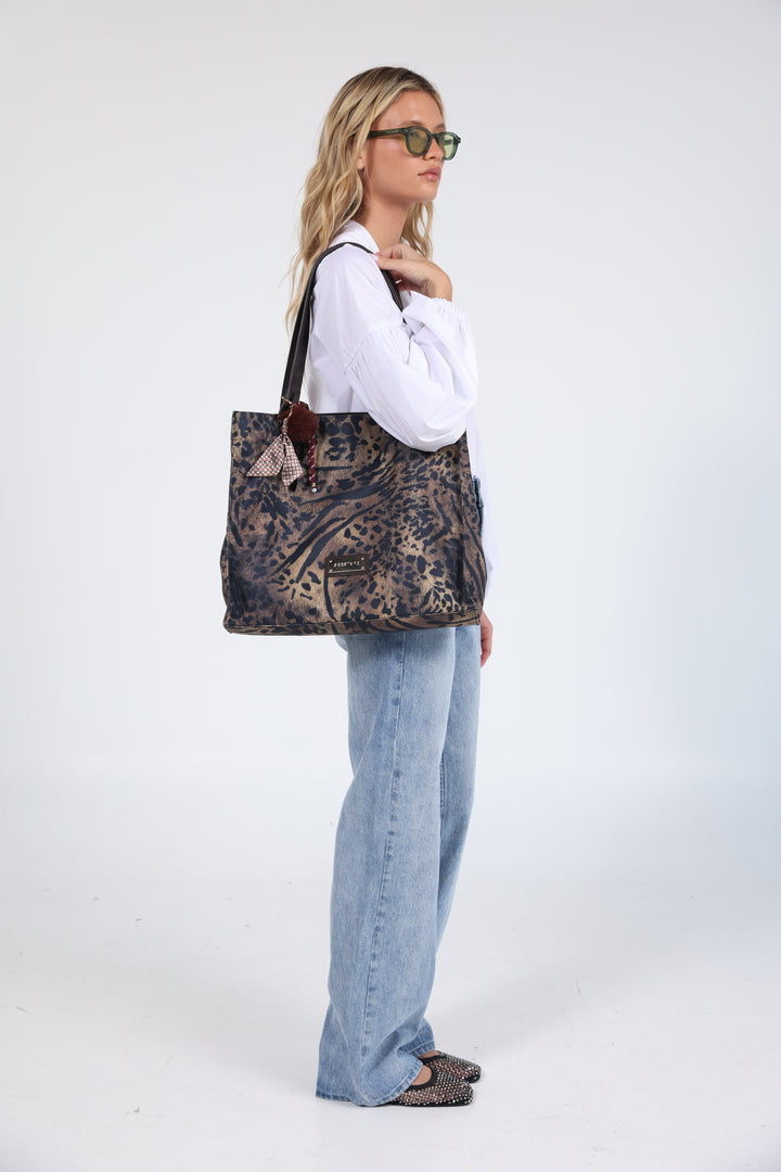 Leopard Travel Tote Bag