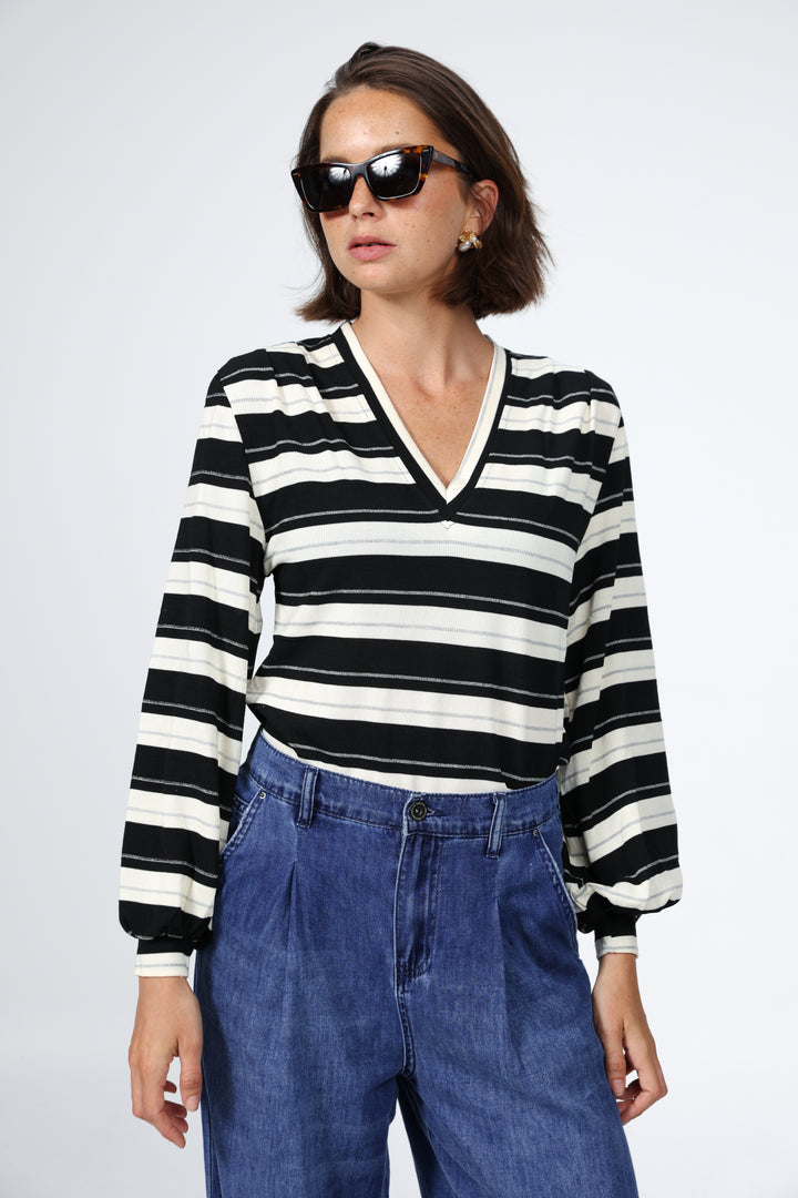 Vivoosh Black Striped Shirt