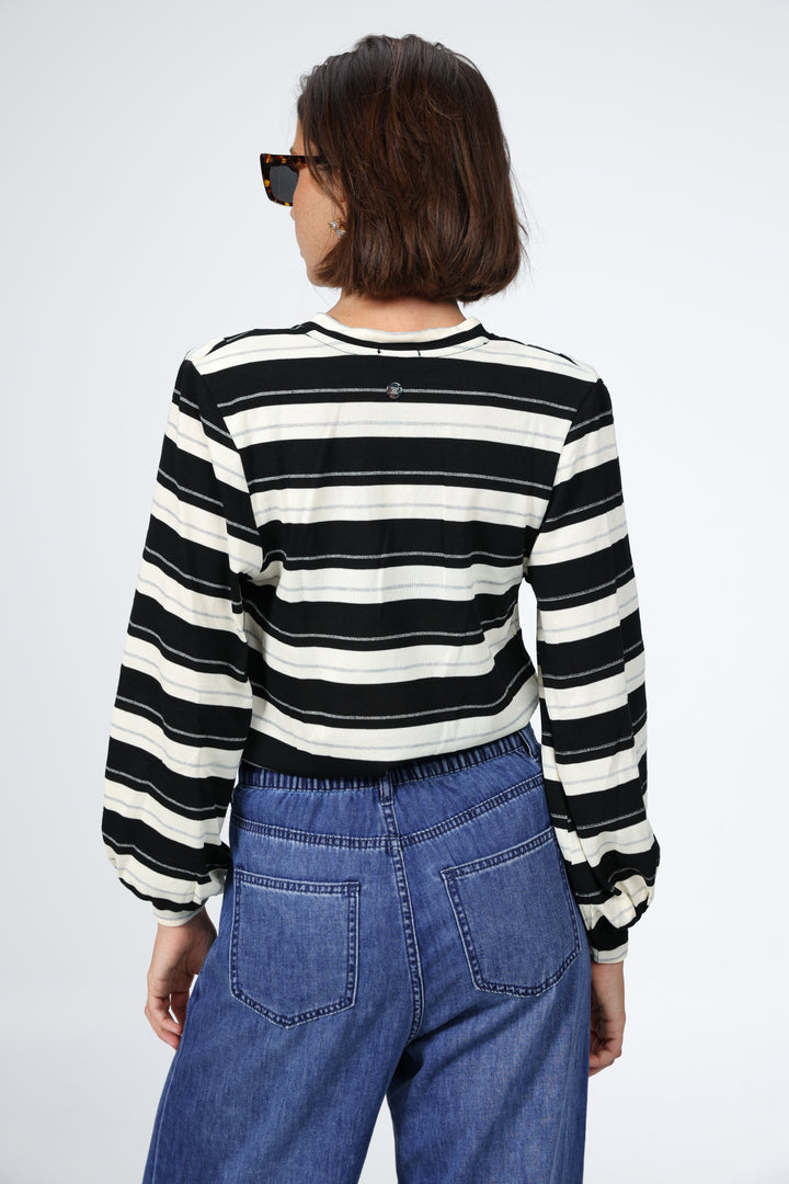 Vivoosh Black Striped Shirt
