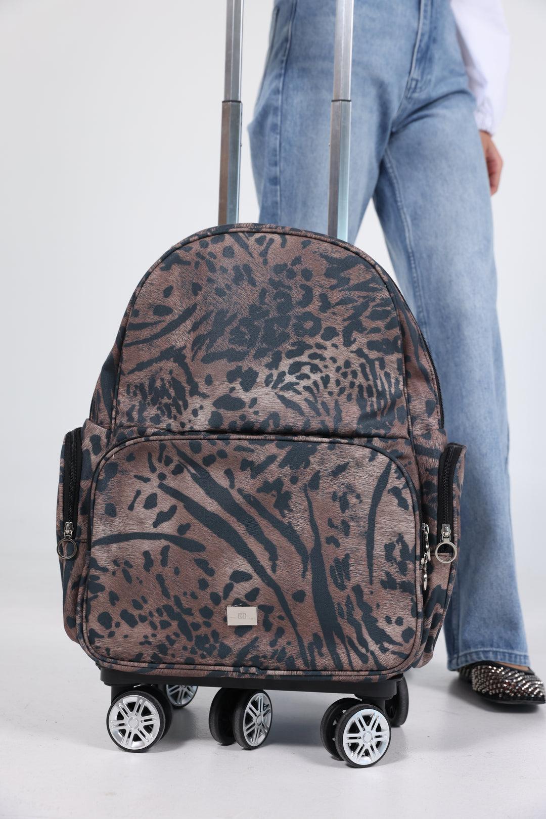 Leopard Trolley Bag