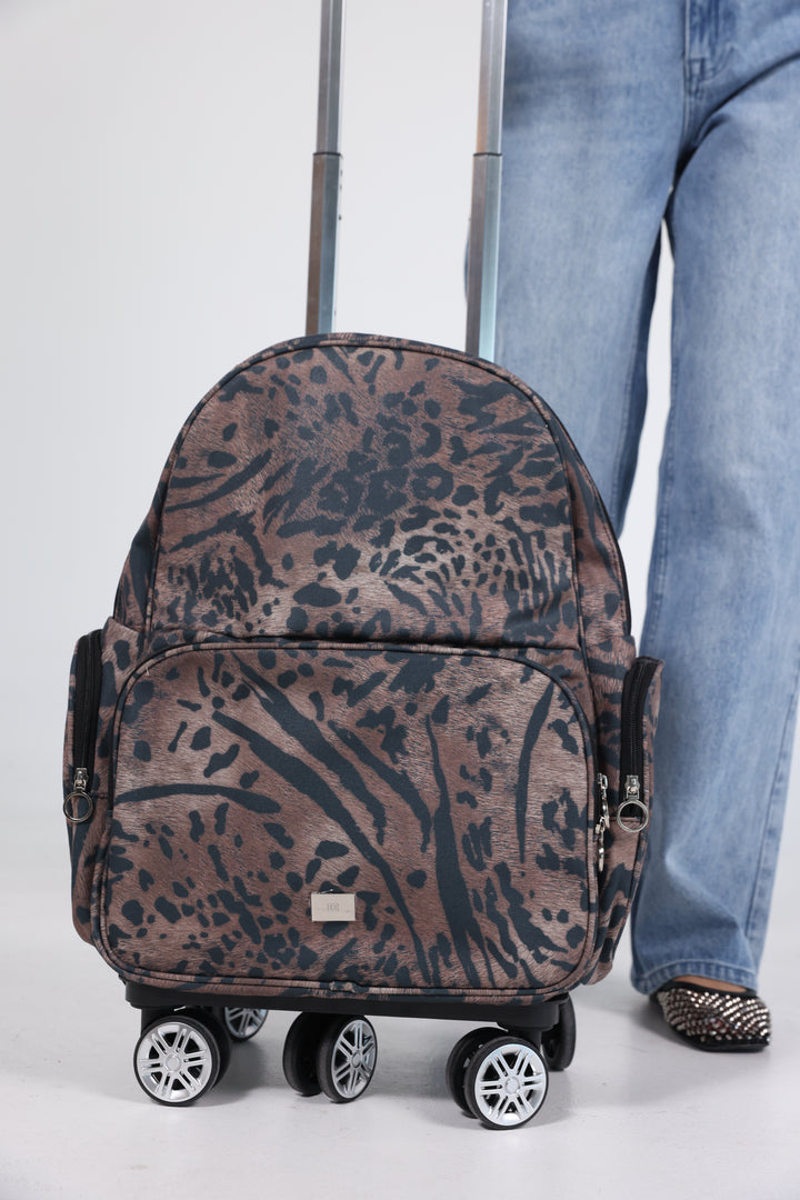 Leopard Trolley Bag