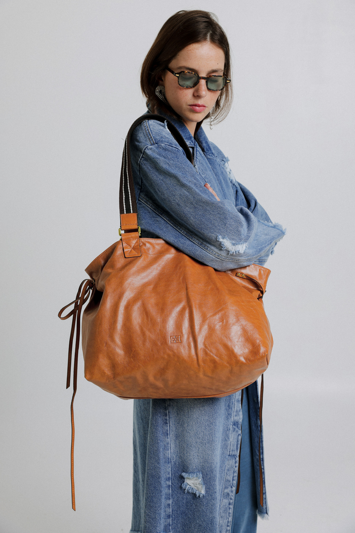 Journey Brown Leather Bag